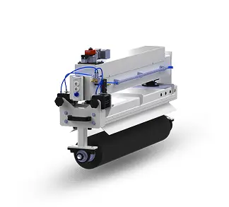 B - Brushing unit made of abrasive fleece